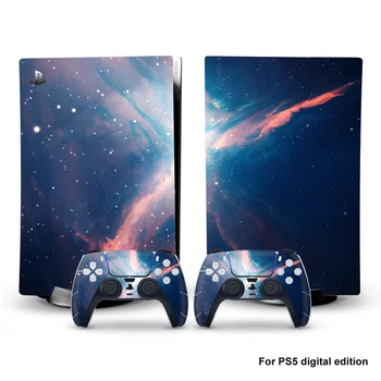 Už PS5 Odos Lipdukas Digital Edition Kamufliažas Decal Padengti 5 PlayStation Konsolės ir 2 Valdytojams PS5 Priedai