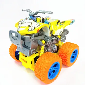 Vaikų Inercinės Keturių ratų Pavara Motociklo Off-road Transporto priemonių Smūgiams amortizatorius Modeliavimas Stunt Žaislas Automobilio Modelį