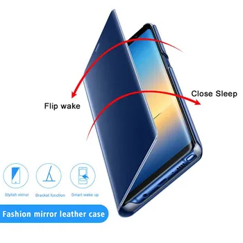 Veidrodis Peržiūrėti Flip Case For Samsung Galaxy A51 5G Atveju 6.5 colių Full Danga atsparus smūgiams gaubtas, Skirtas Samsung A51 5G A516B Atveju