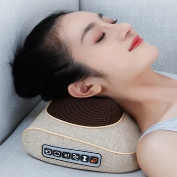Viso kūno elektros masažo pagalvė kaklo massager kaklo masažo pagalvė nugaros masažas rankos masažas kojų masažas šildymo funkcija