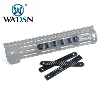 WADSN Taktinis RS CNC Handguard Geležinkelių Padengti M-lok ir Keymod Ilgai Railscales Stiliaus WME08002 Medžioklės Ginklas Žibintai Priedų