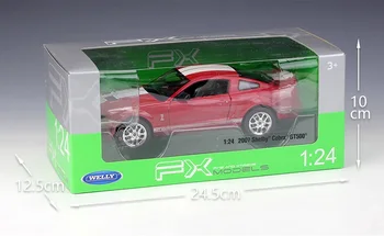 Welly 1:24 Ford Mustang Shelby Bobra GT500 2007 Diecast Automobilį