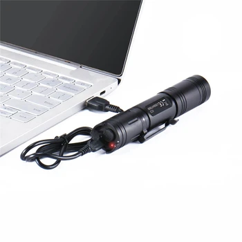 Wuben L50 1200 Liumenų P9 LED Žibintuvėlis USB Įkrovimo 5Modes IP68 Vandeniui Žibintuvėlis Šviesos Avarinis Žibintas Žibintai Žibintai